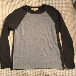 Michael Kors Two Toned Gray Sweater
